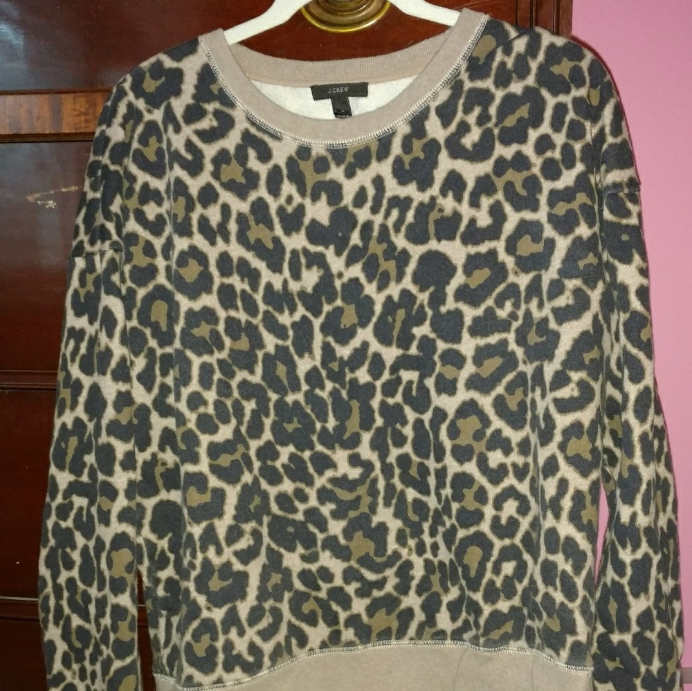 Leopard print sweater